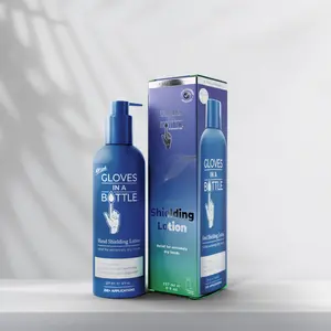 Gloves In A Bottle Hand Shielding Lotion 8 oz – Protects Hands from Dryness & Irritation – Ideal for Frequent Hand Washing, Sensitive Skin, Eczema, Frequent Hand Sanitizer Use - Bottle with New Pump Exfoliant Fragrance