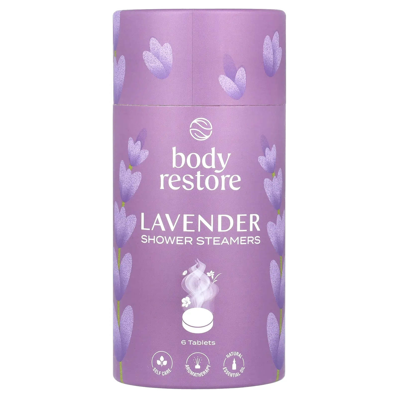 Body Restore Shower Steamers, Lavender , 6 Tablets, 5.3 oz