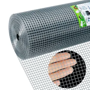 Hardware Cloth, 1/2inch 19 Gauge, Double-Layer Hot-Dip Galvanizing After Welding, Chicken Wire Fence for Garden Poultry Tree Guard Chicken Coop