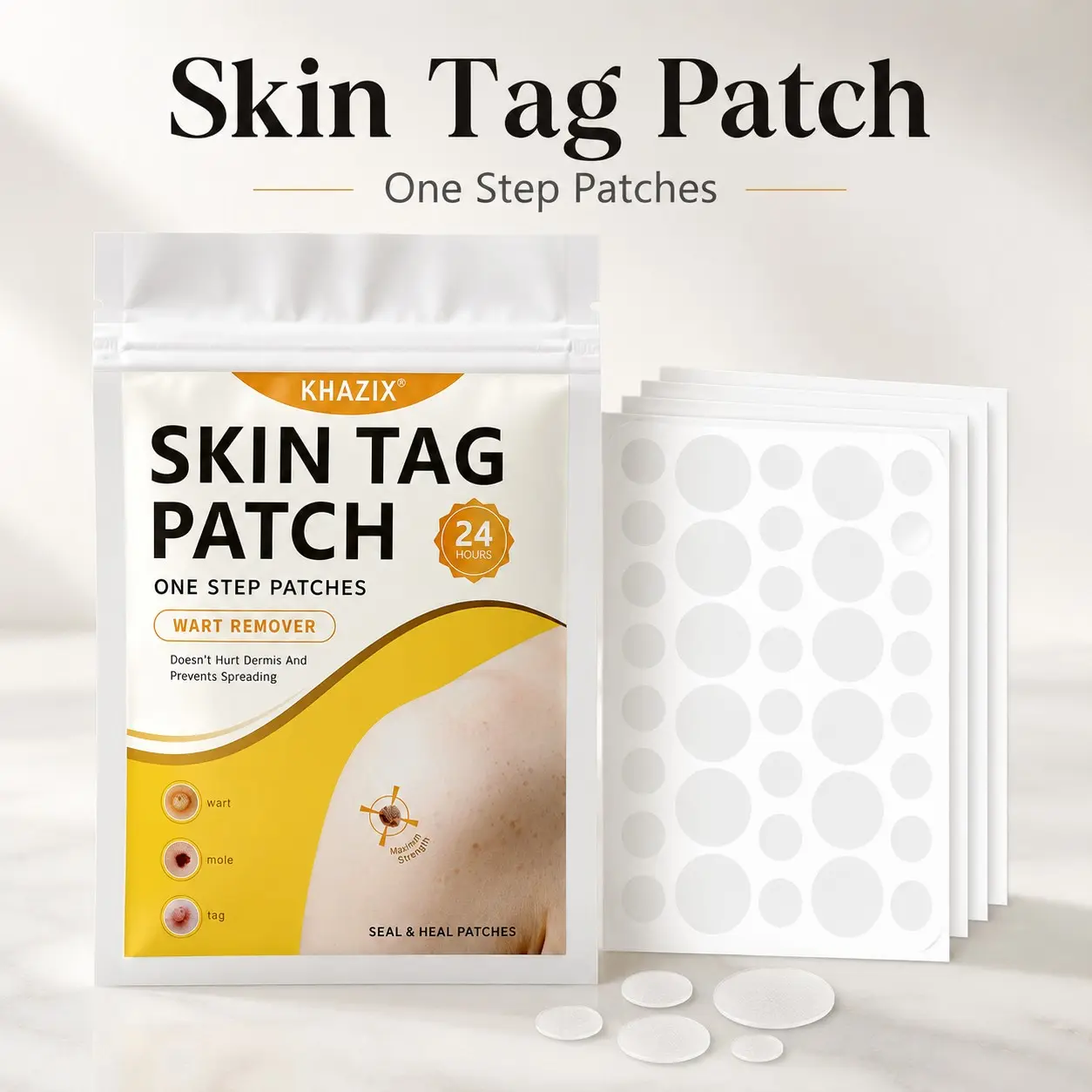 Khazix 288pcs Acne Patches, Mild Protection, Invisible and Breathable, Hydrocolloid Material, Single Item, Made in China