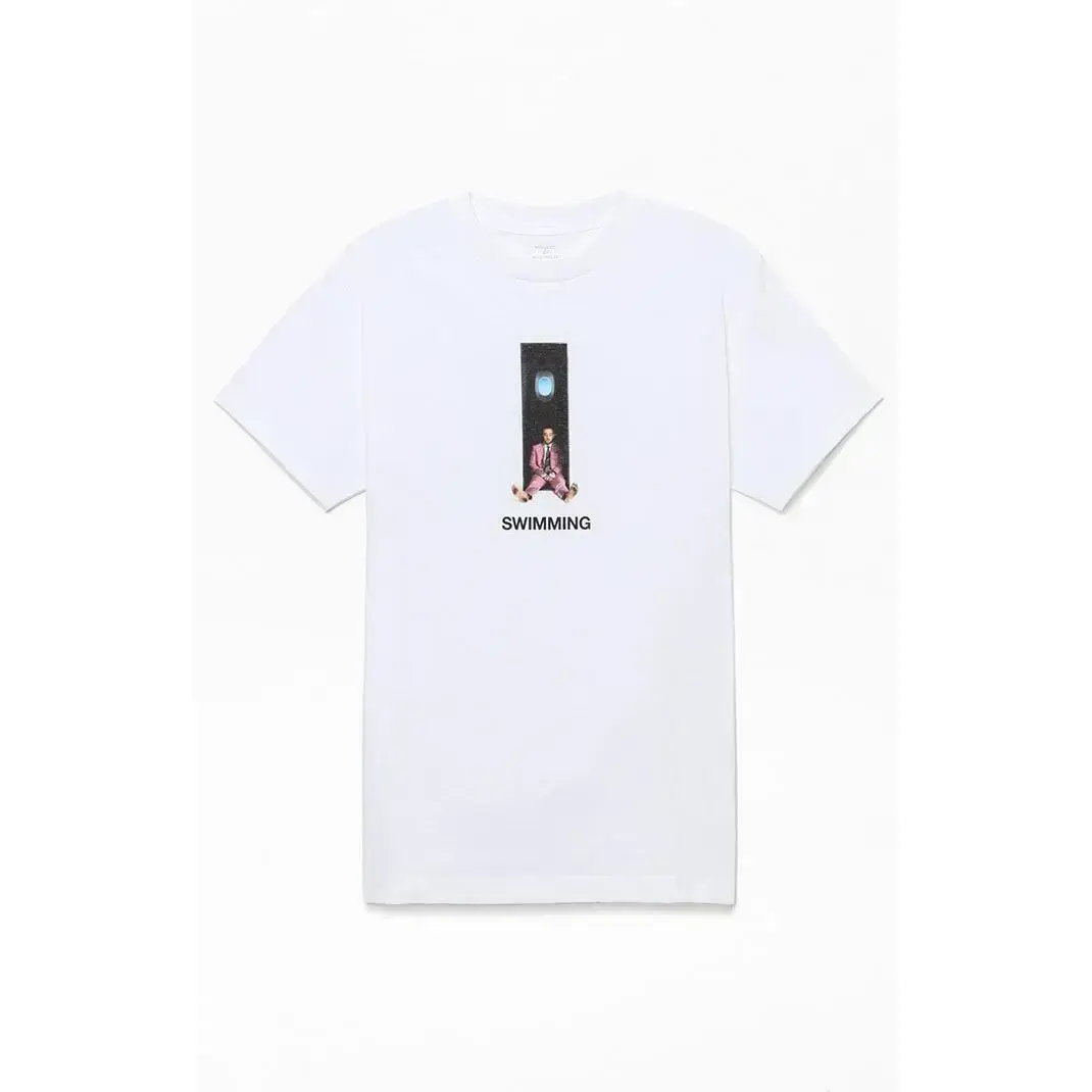 PacSun Men's Classic Cotton Short-Sleeves Round Neck Graphic Mac Miller "Don't Be Rude" Tee Top - Multicolor, Menswear