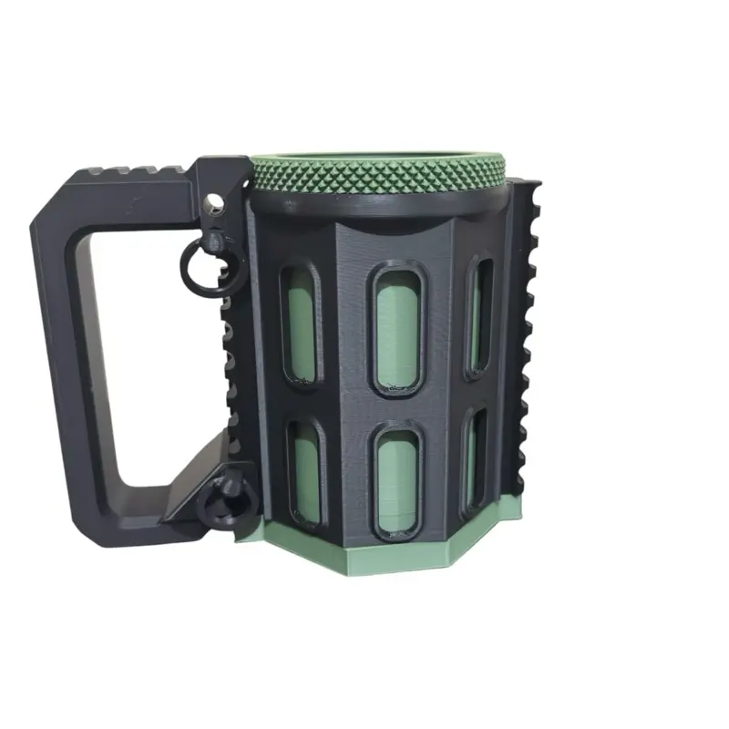 Tactical 12oz Can Mug | Rugged Beer Coozie with Handle