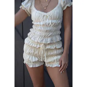 Ruched Bloomer Shorts