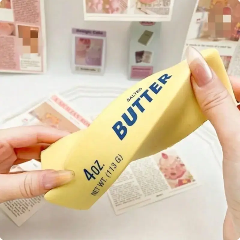 Slow Rebound Butter Stick Toy, Stress Relief Toy, Tpr Stress Reliever, Soft and Durable, Perfect for Teens and Adults, Christmas Gift, Sensory Game