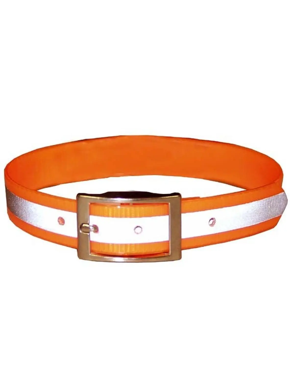Leather Brothers 100DRFOR21 Reflective Dog Collar - 1 in x 21 in, Enhances Visibility for Pet Safety