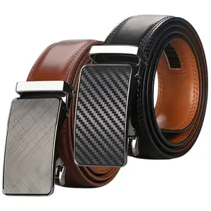 8 Style Leather Ratchet Belt Men - Customizable Fit, Effortless Style