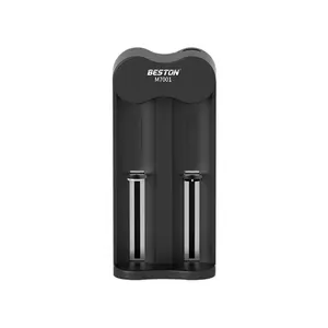 2 Slot Lithium Battery Charger for 3.7v Li-Ion Batteries, Compatible with 14500/16340/18650/18500/21700/26650, Not for Nimh/Universal 2 Slot 18650 Battery Charger 4.2V Fast Charging Lithium Battery Charger for Flashlight Power Bank。nicd
