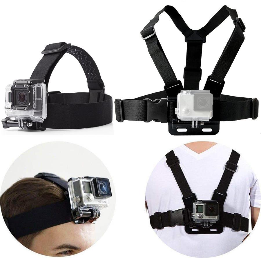 ABS Plastic Action Camera Strap & Phone Clip Full Kit - Durable Universal Set with Easy-Install Mount System, for Vlog Recording, Compatible with GoPro, Osmo Action, Smartphones