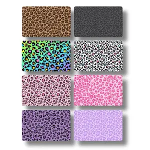 Leopard Print Card Skin - Premium Vinyl Sticker with Large Chip, Water Resistant, Removable, Available in Small or No Chip Options