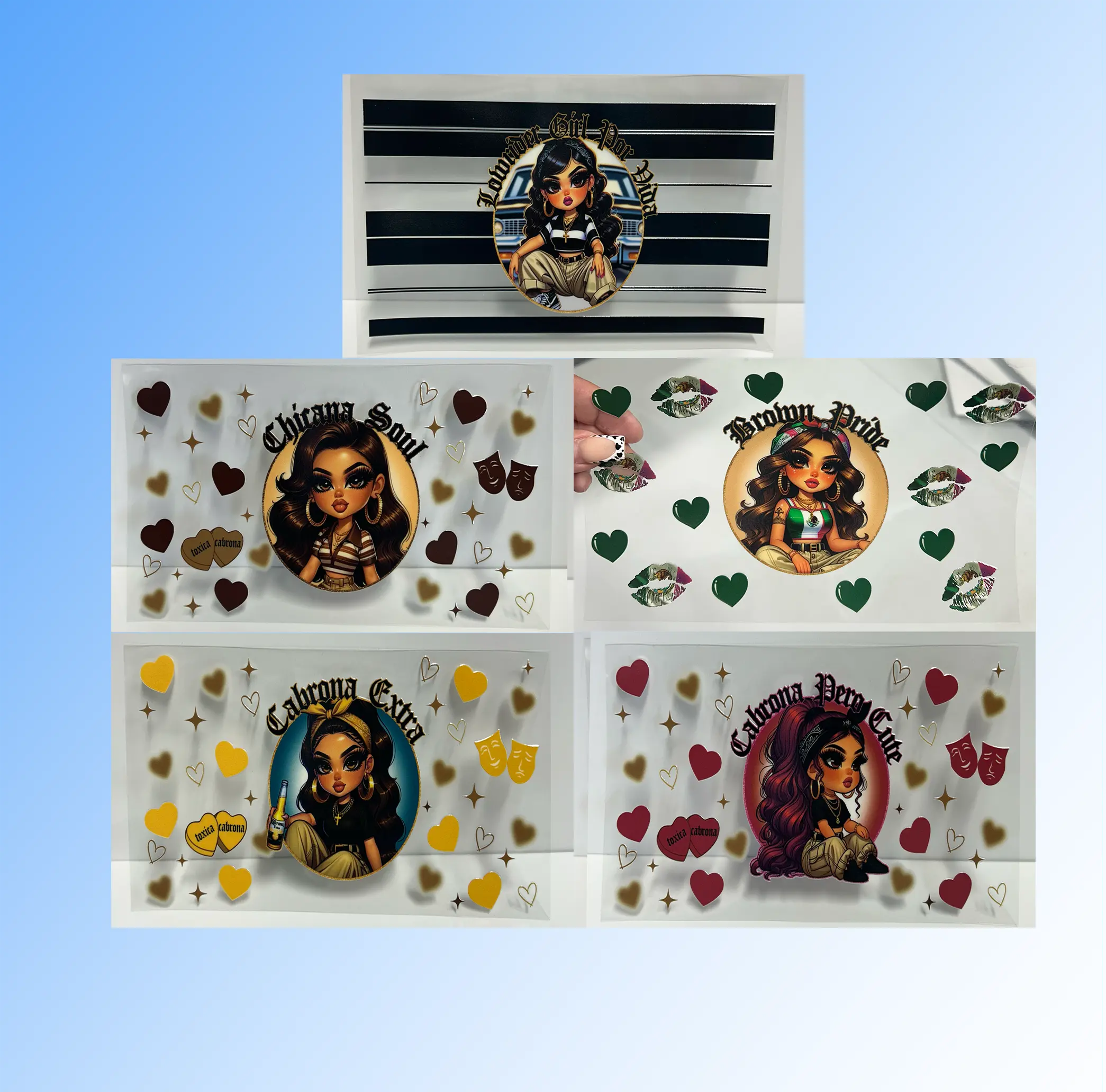 bundle Chicana uvdtf wrap