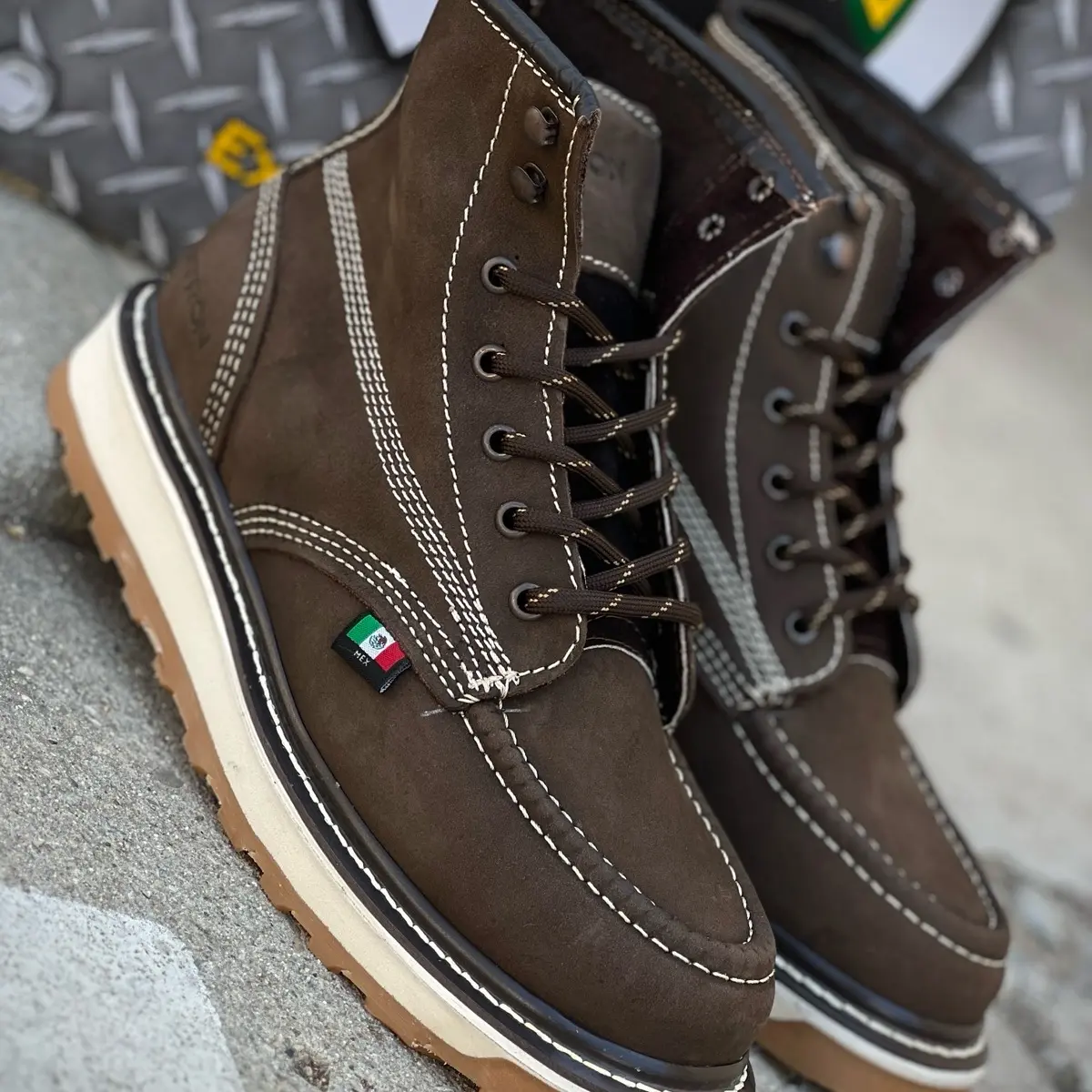 1517 Water Buck Cafe Patron Boots Botas de trabajo 1517 Water Buck Cafe Patron Boots Botas de trabajo