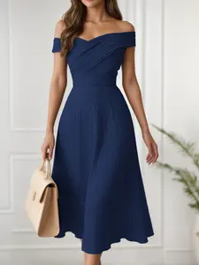 Women's Elegant Chic Ruched Sleeveless Dress, Slim-Fitting Long Dress for Daily, Party Wear, Commuting, All Seasons
