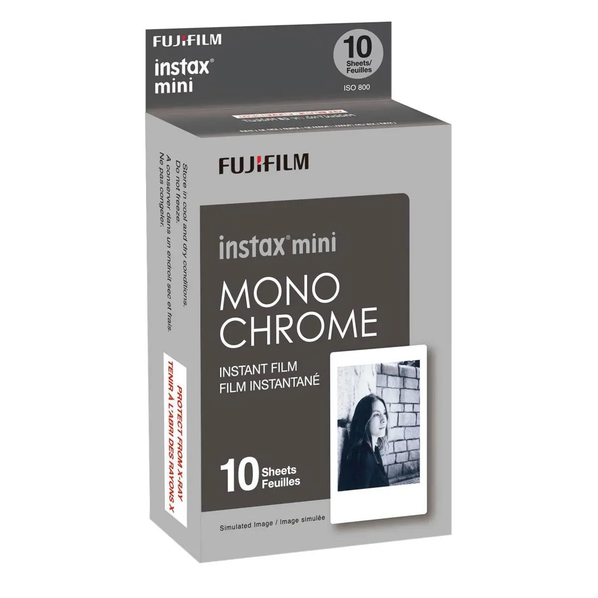 Fujifilm instax mini Monochrome Instant Film, 10 Pack