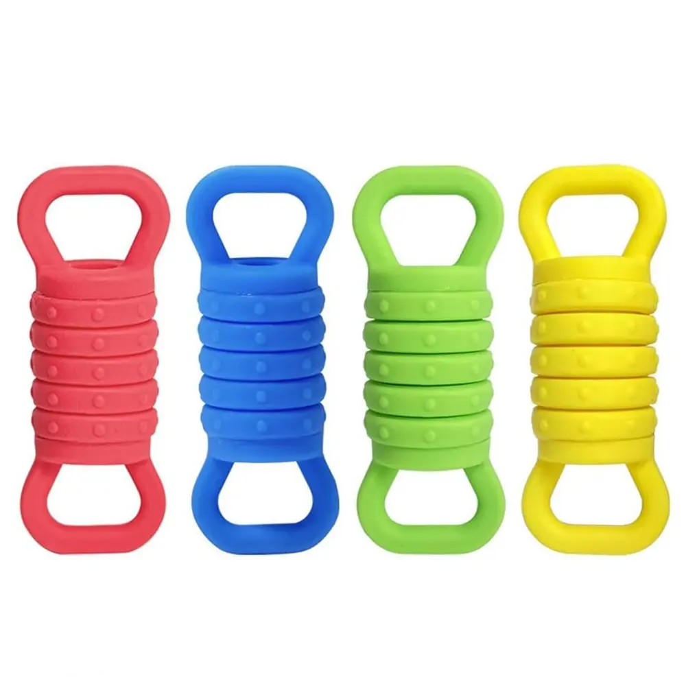 Fidget Pullys - 4 Pack - Finger Size Fidget Fun for Kids & Adults, Small Silent Sensory Stress Reliever Fidgets Pulleys for Anxiety Relief, Stress Relief Fidgeting, ADHD Tools for Classroom or Office, Stress Relieving Tool, Safe Silicone Fidget Toy Set