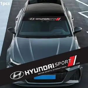 1 Pcs Car Front Windshield Sticker, Customizable Decal for Modern Vehicles, Automotive Exterior Decoration, Easy to Apply, Sticker Decals