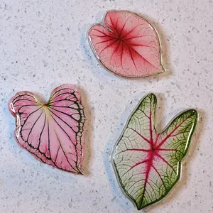Caladium Leaf Phone Grip – Botanical Pop Socket, Plant Lover Gift, Nature-Inspired Phone Stand