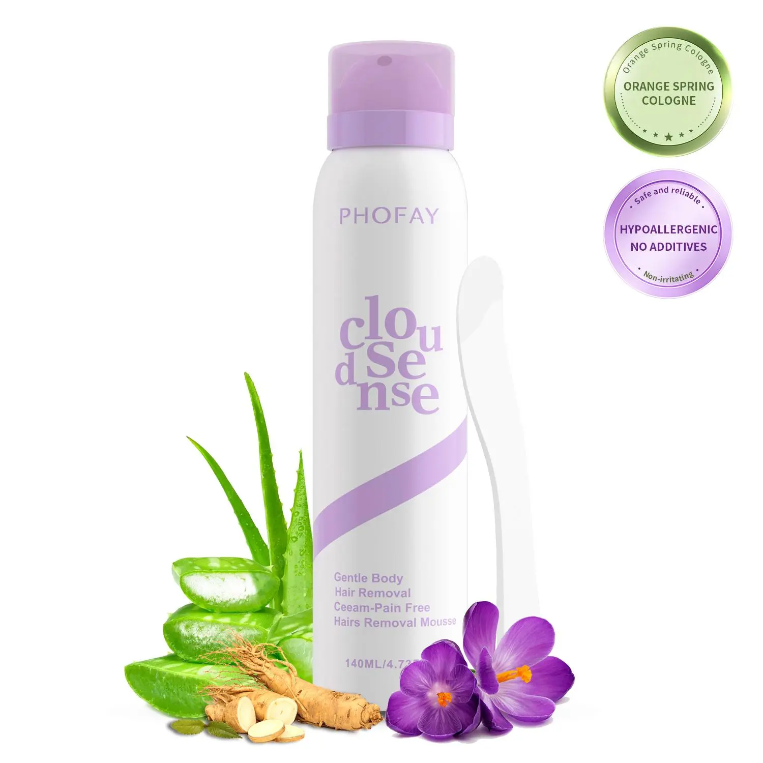 Phofay Hair removal mousse-Spray Depilatory Cream
