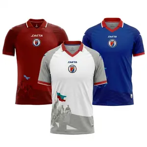 Haiti WCup 2026 SAETA Soccer Jersey, Lightweight Football Shirt for Men, Retro Futbol Streetwear Tee, Athletic Gym Sportswear, Trendy Soccer Fan Gift