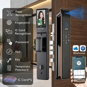 App Fingerprint Smart Door Lock Face Recognition Fingerprint Lock With Camera Biometric Door Smart Digit Lock Fingerprint Door Locks