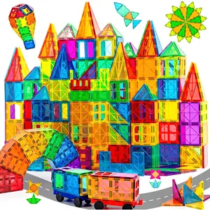 Magnetic Building Blocks Toy Set, STEM Magnetic Blocks, Magnetic Construction Set, Magnetized Construction Set, Building Block Model, Large Size Creative Educational Toys for Kids Ages 3-12, Birthday Gift, Christmas/new Year Present
