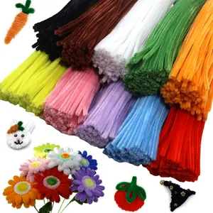 1000 count Craft Pipe Cleaners Set in 10 Assorted Colors,Fluffy Pipe Cleaners Chenille Stems for Holiday DIY Decorations,Art & Craft Projects (6mm x12 inch)