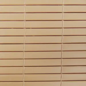 Radiance Vinyl Rollup Shade 60 in. W X 72 in. H Bamboo Cordless