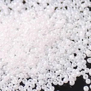 White Beads of Different Textures