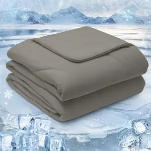 PHF Soft Cooling Blanket for Hot Sleepers and Night Sweats, Summer Cozy Breathable Blanket, Q-MAX>0.45 Absorb Body Heat & Dual-Sided Cool Design, Ideal Gift