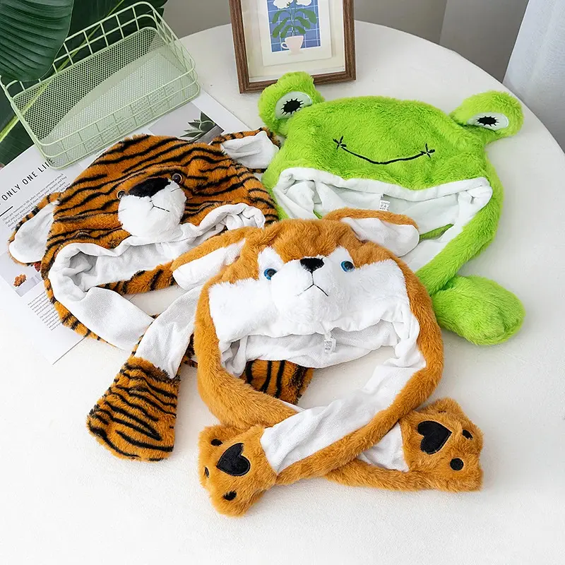 Hot Sale Unisex Funny Ear Hat Cow Animal Style Cute Ear Moving Up Cap Men Women Girls Rabbits Ears Plush Winter Lovely Hat Hot Sale Unisex Funny Ear Hat Cow Animal Style Cute Ear Moving Up Cap Men Women Girls Rabbits Ears Plush Winter Lovely Hat 