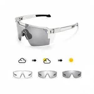 Photochromic Polarized Safety glasses,Sunglasses for Men & Women Oversized Vintage UV400 Y2K Aviator Eyewear Ideal for Fishing, Golf, Cycling, Driving, and Sports