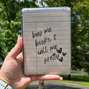 Yellow/Green Buy Me Books & Call Me Pretty Kindle Case Insert