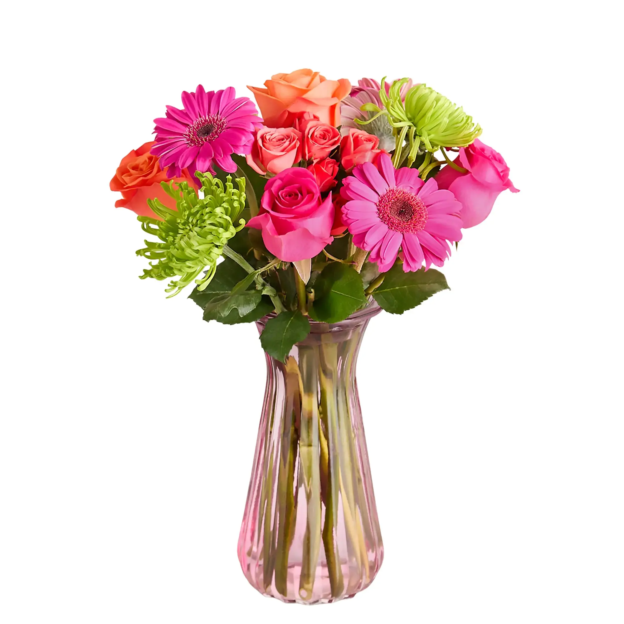 1800 Flowers- Vibrant Blooms Double Bouquet Only, Fresh Flowers