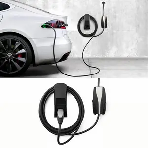 BASENOR Charger Holder Wall Mount for Tesla Model Y(Juniper)/3/S/X, Charging Cable Organizer with Connector Dock Heavy-Duty Wall Mount Dock [Proprietary Design] for 2012-2026 Tesla Accessories