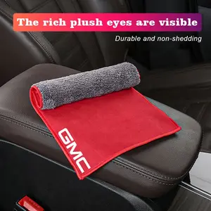 Microfiber Towel Car Cleaning Care Accessories For GMC Terrain Sierra Canyon Yukon Acadia Savana Denali AT4 Granite Car Cleaning Supplies
