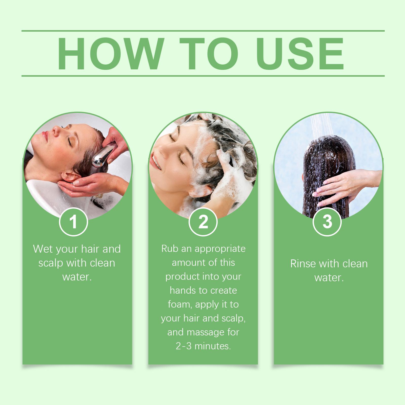 [BUY 2 GET 2]Rosemary Strengthening Natural Travel Size Hair Growth Shampoo with Vitamin C, Organic Blend Keratin - Adults' Cleanser, Scalp Care, Frizz Control, Oil & Dandruff Control, Irritation Relief, Shine Restoration, Vegan Caviar Haircare