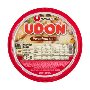 Nongshim Udon Noodles - Authentic Korean Style, Original Flavor, 276g Pack - Chewy Thick Noodles for Instant Ramen & Soup Lovers