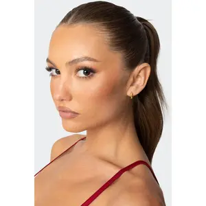 Stardust Mini Hoop Earrings