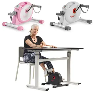 Sunny Health & Fitness 2-in-1 Mini Exercise Bike, Home Gym Workout Fitness, Under Desk, Adjustable Resistance, Quiet Compact Portable Sunny Health & Fitness 2-in-1 Mini Exercise Bike, Home Gym Workout Fitness, Under Desk, Adjustable Resistance, Quiet Compact Portable