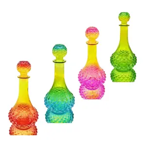 Whiskey Decanter Glass Bottle Wine Bottle 750ML, Vodka Tequila Bourbon Whisky, Unique Bar Party Decor, Holiday Gift Christmas Thanksgiving Wedding