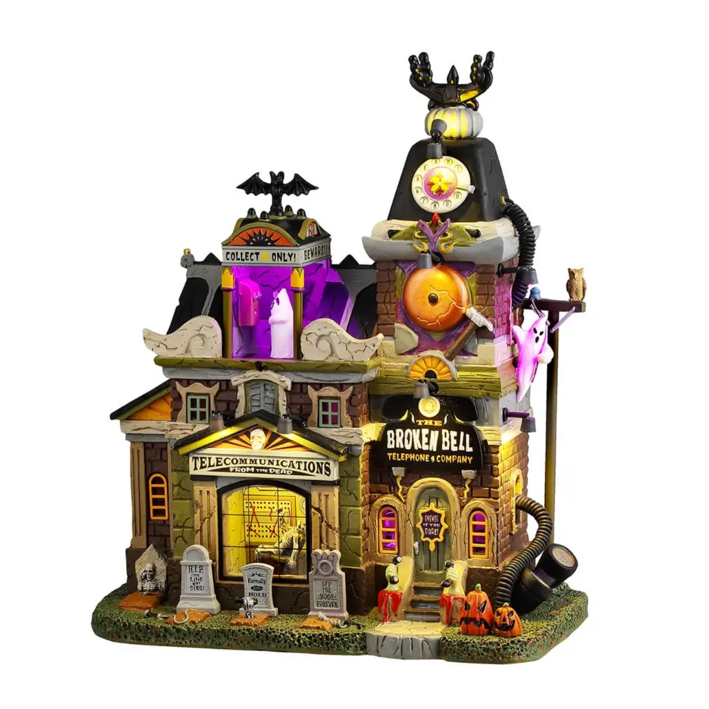 Lemax - Spooky Town - Broken Bell Telephone Co.