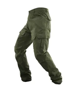 Men's Outdoor Multi-Pocket Tactical Overalls & Trousers for Camping Mountaineering Fishing Motorcycle Combat Boots Protective Gear
