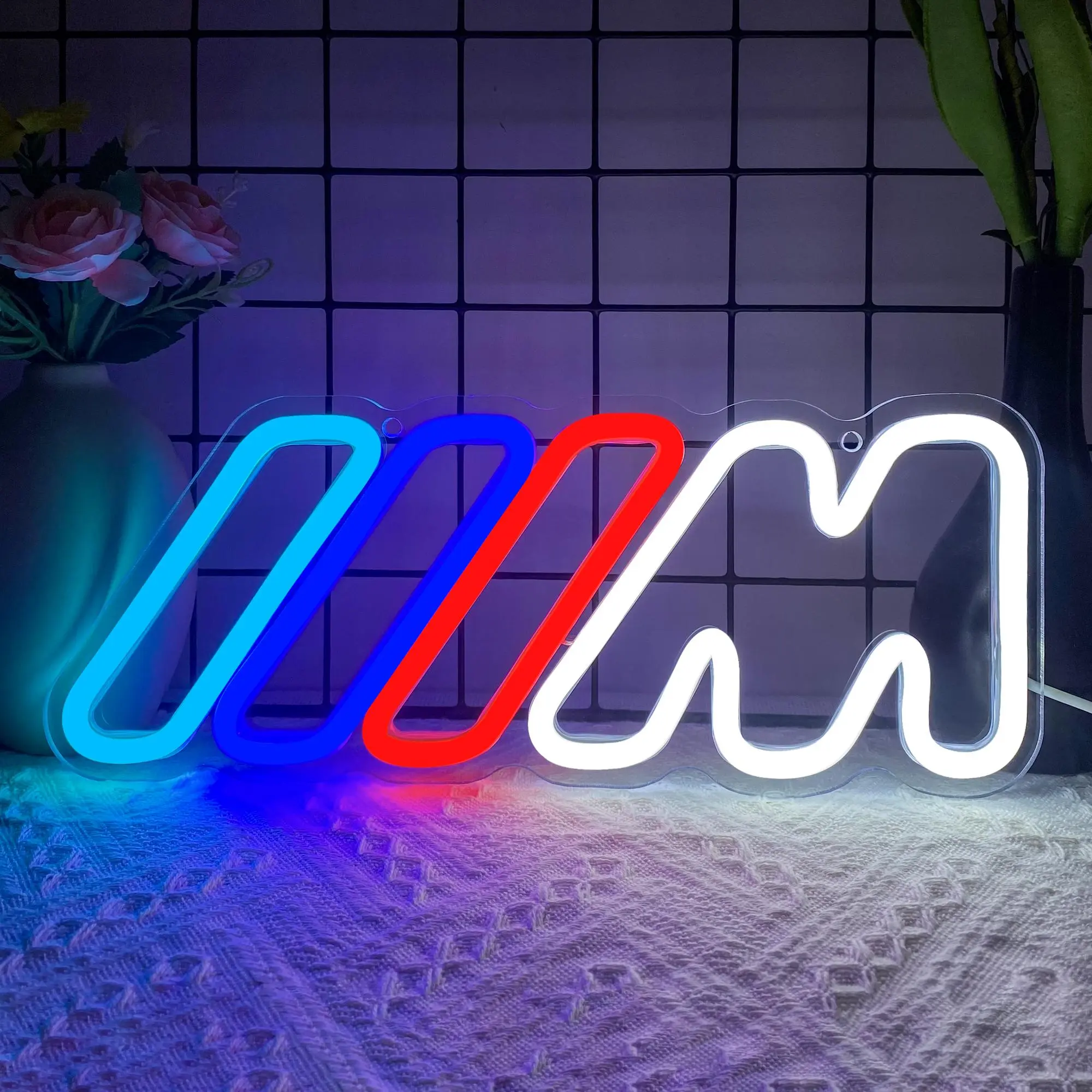 Neon Sign LED Night Light, LED Mood Light, Mood Lighting, Led Ambient Lighting, Atmosphere Light, Led Decoration, USB Powered Adjustable Wall Mount, Garage Bar Decor, Home Decor Lighting, for Car Repair Shop, Man Cave, Bedroom, Party