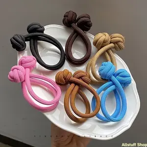 5pcs High Elasticity Thickened Rubber Bands for Women's Hair • Cute and Fashionable Ponytail Holders • Durable Hair Ties • Stylish Women's Hair Accessories • Makeup, Facial Hair & Adhesives | Casual Style | Durable Fabric Materia
