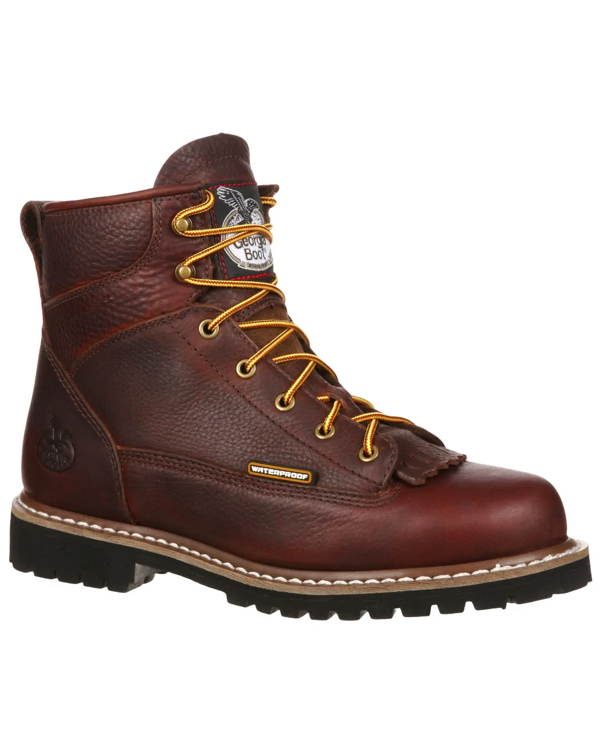 Georgia Boot Men's Men'S 6" Waterproof Lace-To-Toe Work Soft Toe - Gbot052