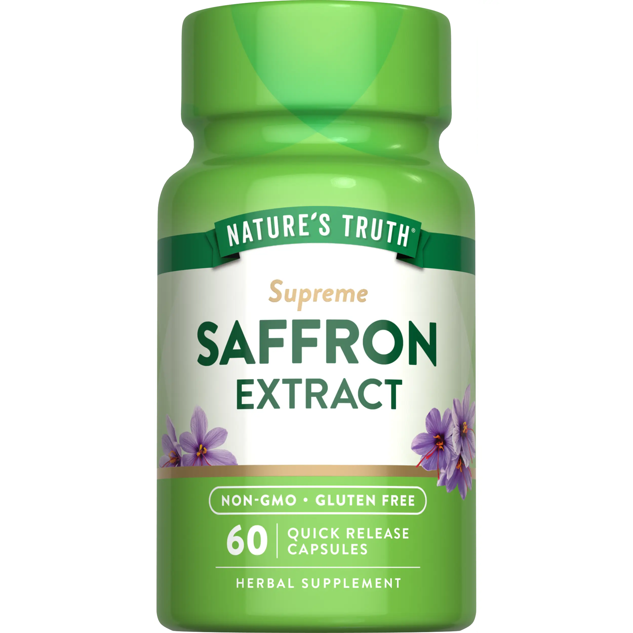 Saffron Extract Capsules | 60 count | Concentrated Extract