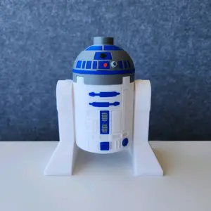 3D Printed Big Bricks R2D2 - 6.5 inch Display Piece