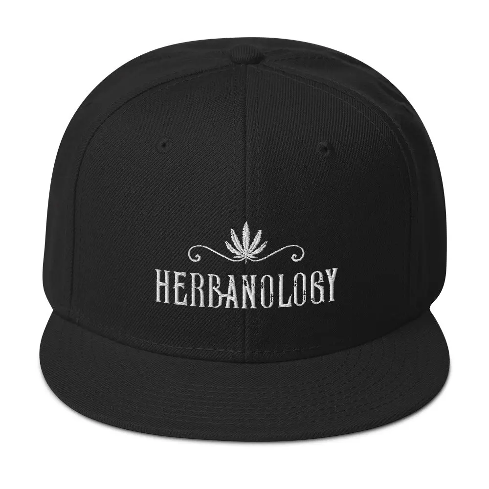 Unisex Snapback Otto Cap Black with One Color Logo