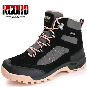 R CORD Women's Hiking Boots Non-Slip Waterproof Outdoor Comfortable Walking Shoes with Adjustable Lacing & Grippy Outsoles for Rugged Terrain SpringStatements