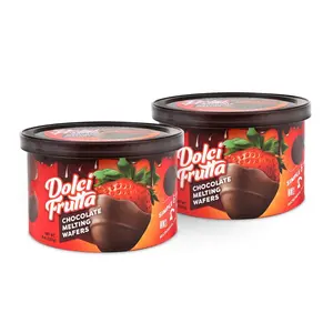 Dolci Frutta Melting Wafers, 8 ounce (Pack of 2) | Simply Microwave, Dip & Done! Always Gluten-Free and Nut-Free