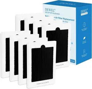Refrigerator Air Filter Replacement 8 Pack, Carbon Activated Air Filter Compatible with Frigidaire Pure Air Ultra & Electrolux EAFCBF, PAULTRA, SCPUREAIR2PK, RAF1150, 242047804, 242047801, 242061001